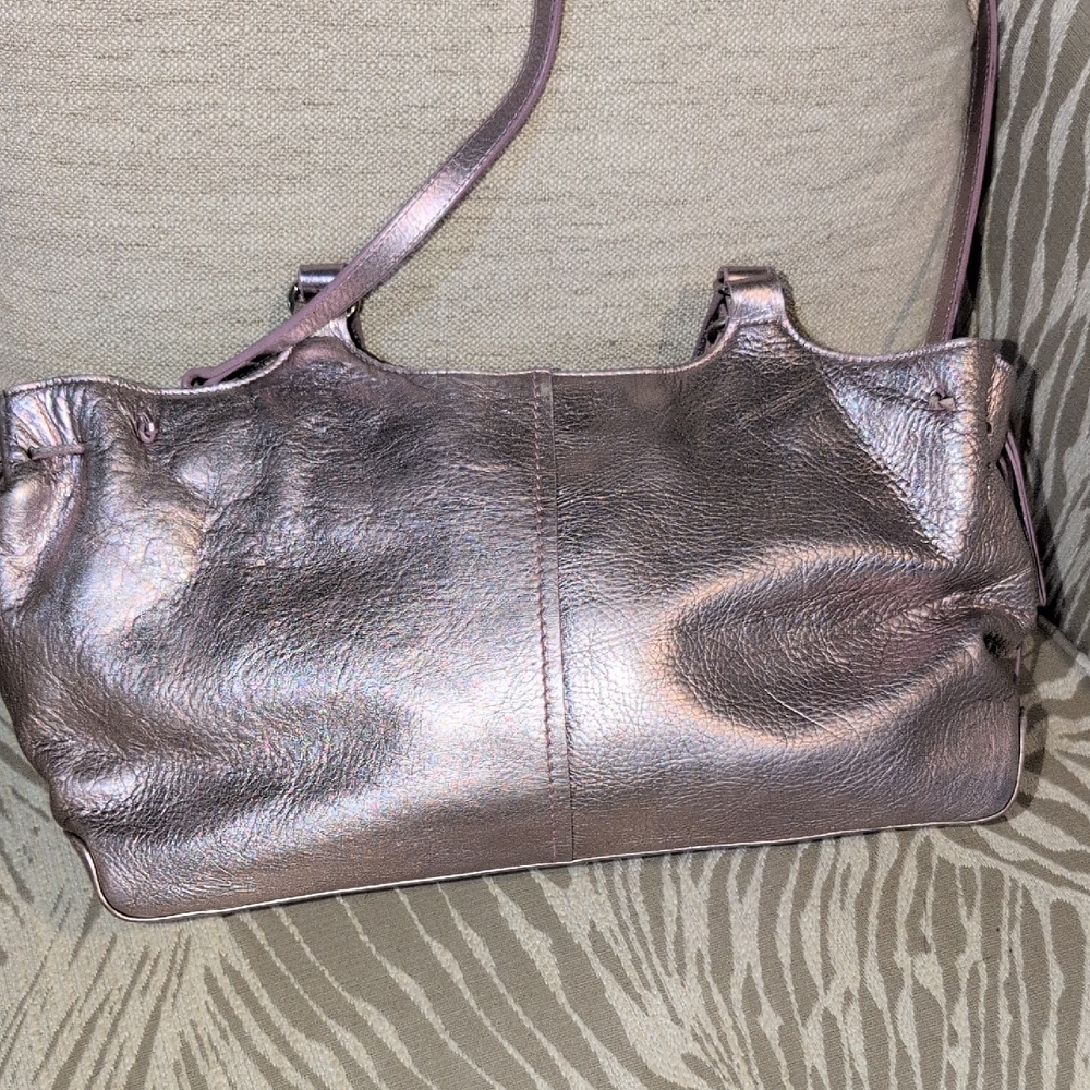 The Sak Metallic pink Purple Shoulder Bag